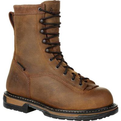 ROCKY IRONCLAD STEEL TOE WATERPROOF WORK BOOT