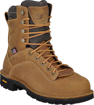 Men's Danner 8" Alloy Toe WP Work Boots (U.S.A. Built)