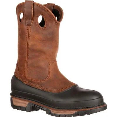 GEORGIA BOOT MUDDOG STEEL TOE WATERPROOF WELLINGTON